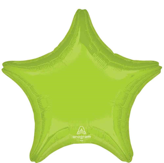 Anagram 19 inch Vibrant Green Star Foil Balloon