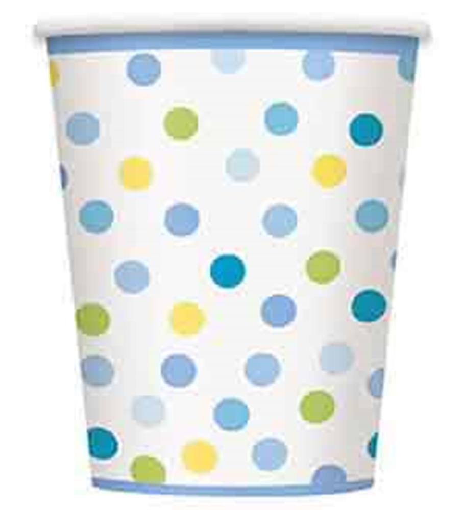 Baby Boy Stork 9oz Cup 8ct