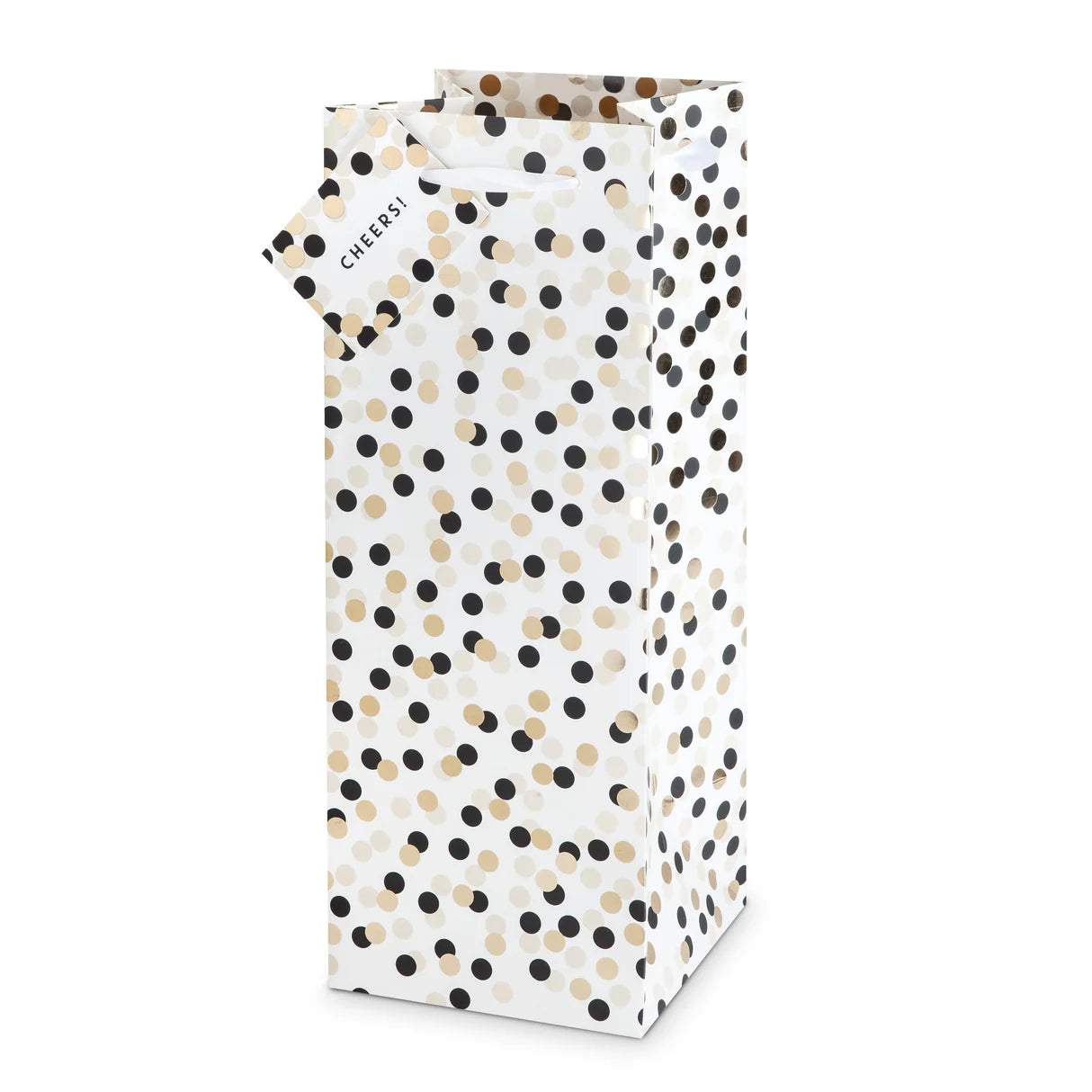 Tuxedo Dots 1.5L Bottle Bag Cakewalk 1ct