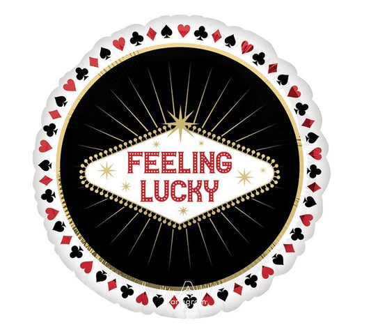 Anagram 17 inch Feeling Lucky Foil Balloon 1ct