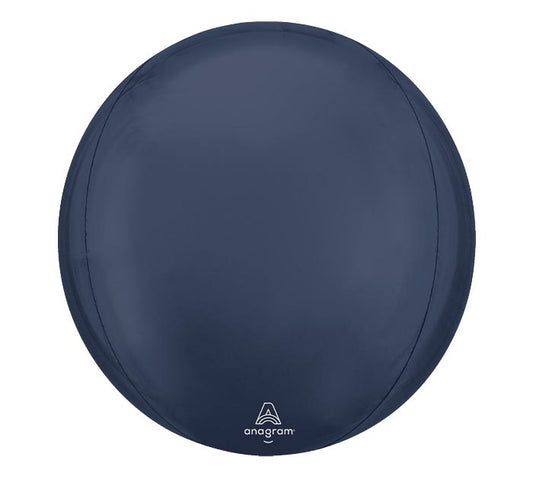Anagram 16 inch True Navy Orbz Foil Balloon 1ct