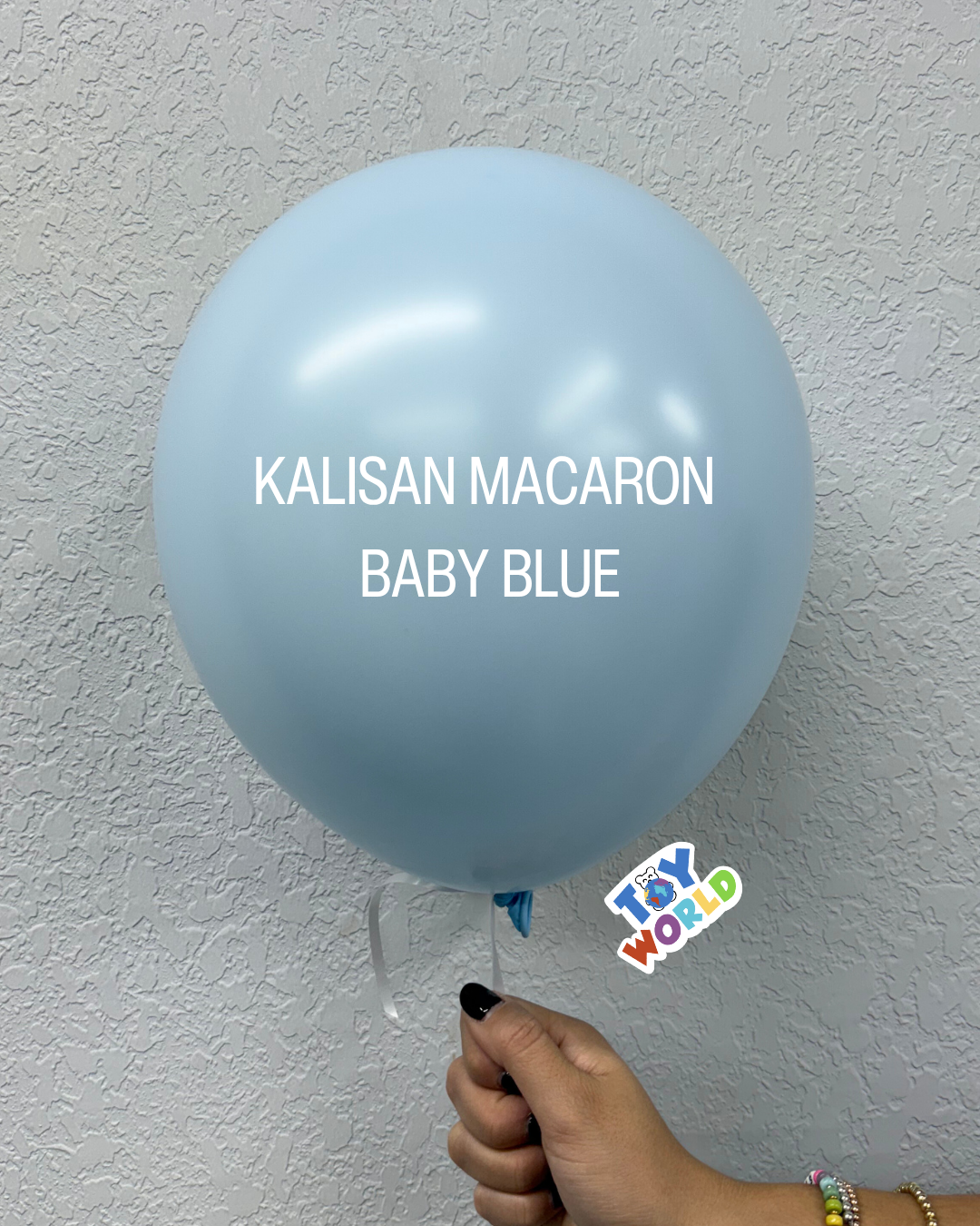 5 inch Kalisan Macaron Baby Blue 100ct