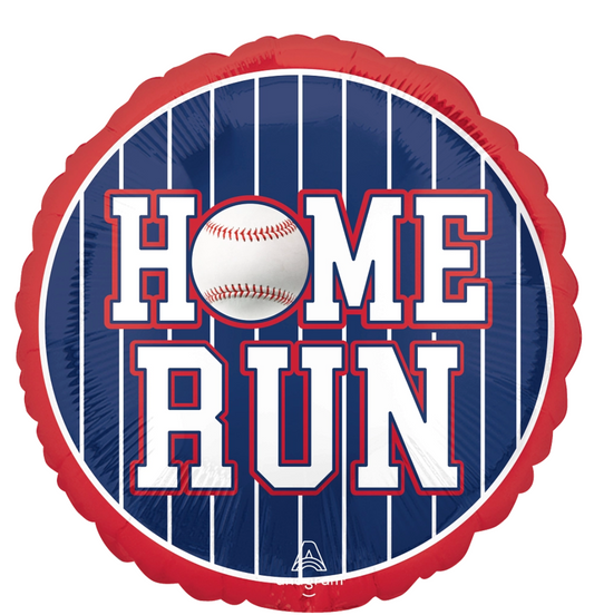 Anagram Baseball Home Run 17 inch Foil Balloon 1ct