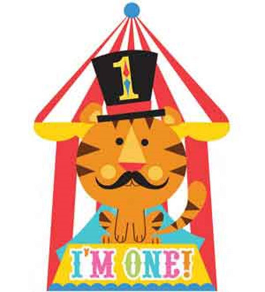 Fisher Price 1st Birhday Circus Invitati