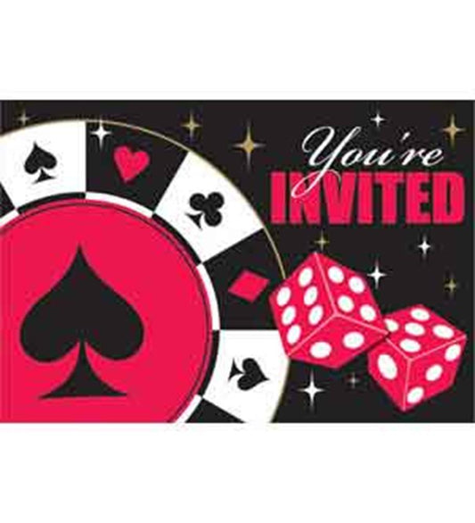 Place Your Bet Invitation 8ct