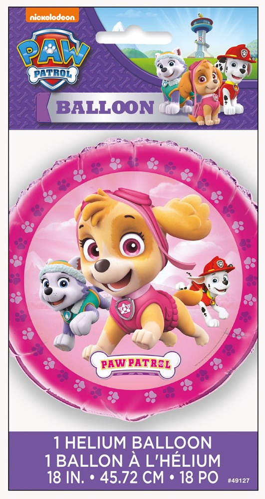 Paw Patrol Girl 18 inch Foil Balloon