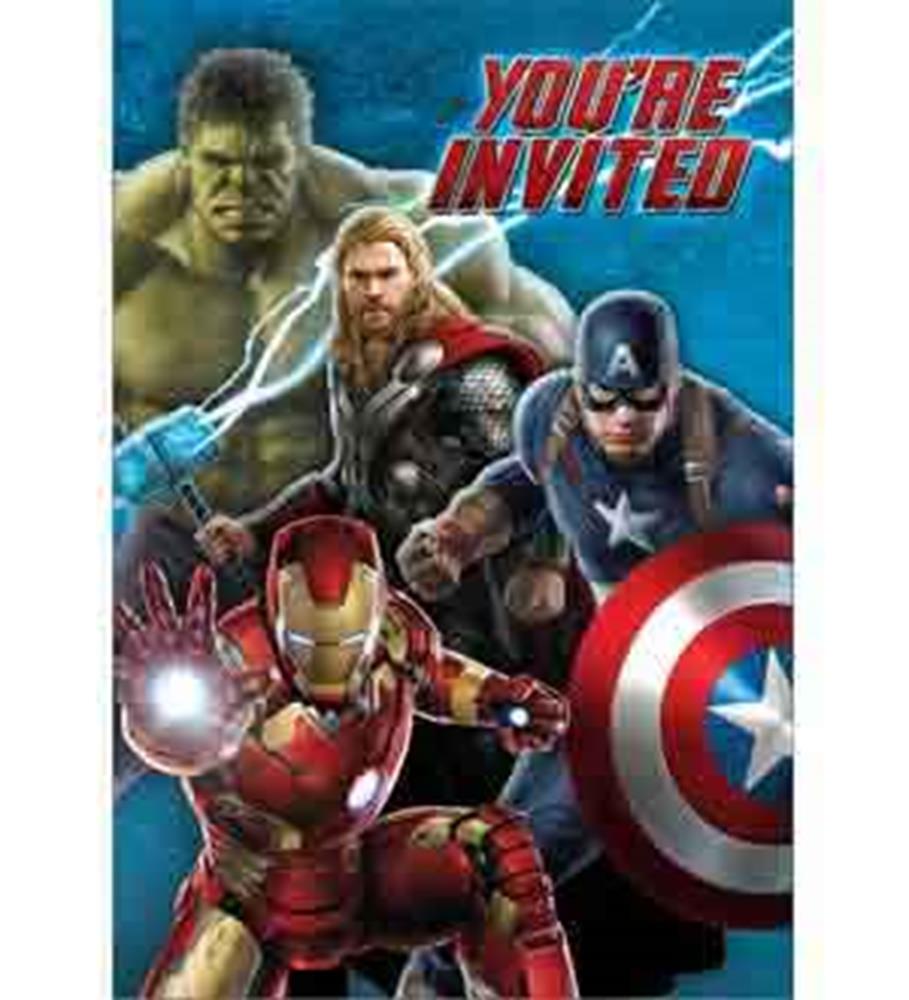 The Avengers Age Of Ultron Invite 8ct