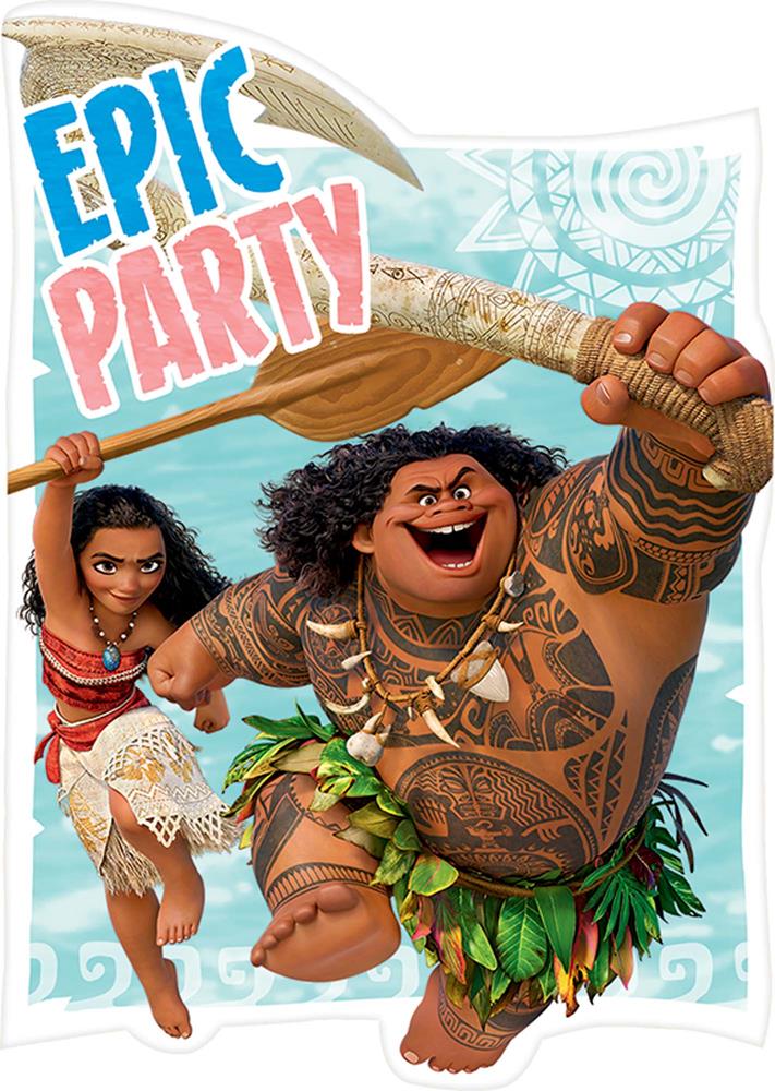 Moana Invitation 16ct