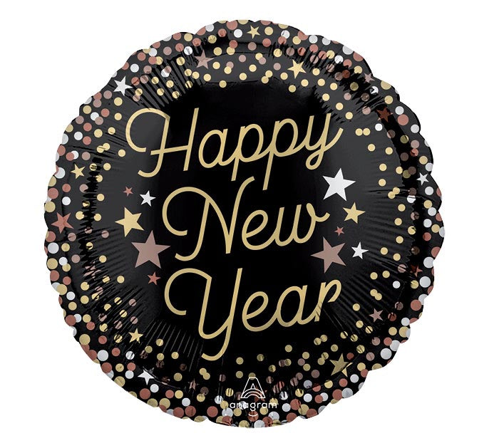 Anagram 17 inch New Years Eve Luxe New Year Foil Balloon 1ct