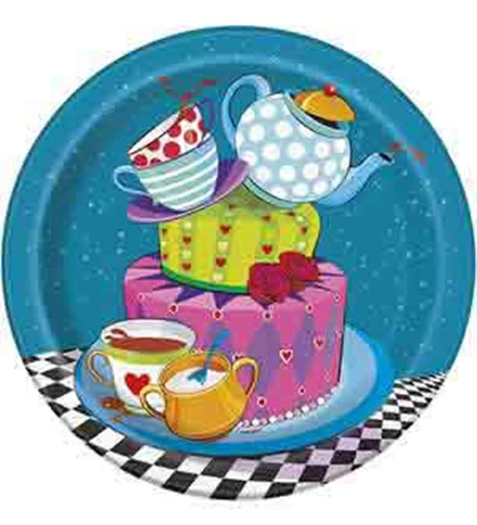 Mad Tea Party Plato (S) 8ct