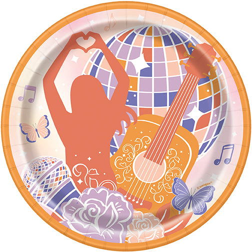 Pop Star Era 7 inch Plate 8ct