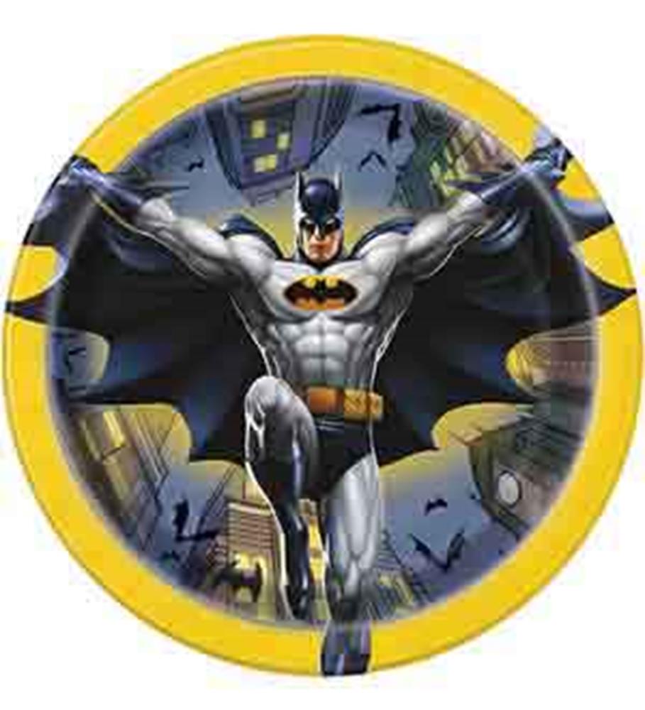 Batman Plate (S) 8ct