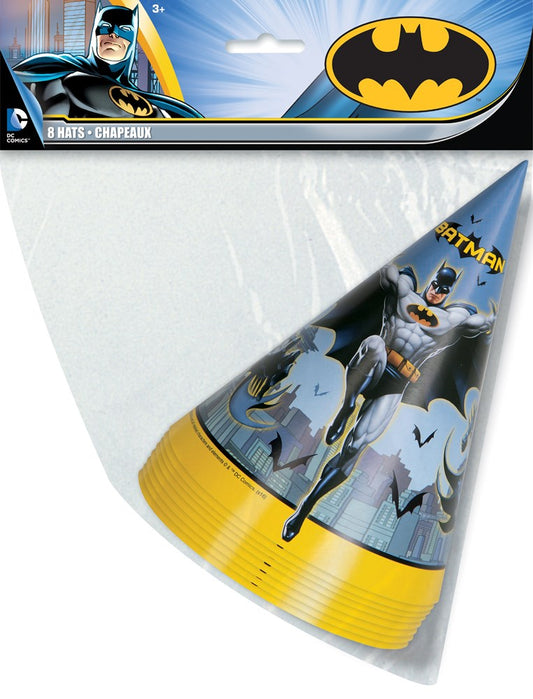 Sombrero de fiesta de Batman 8ct