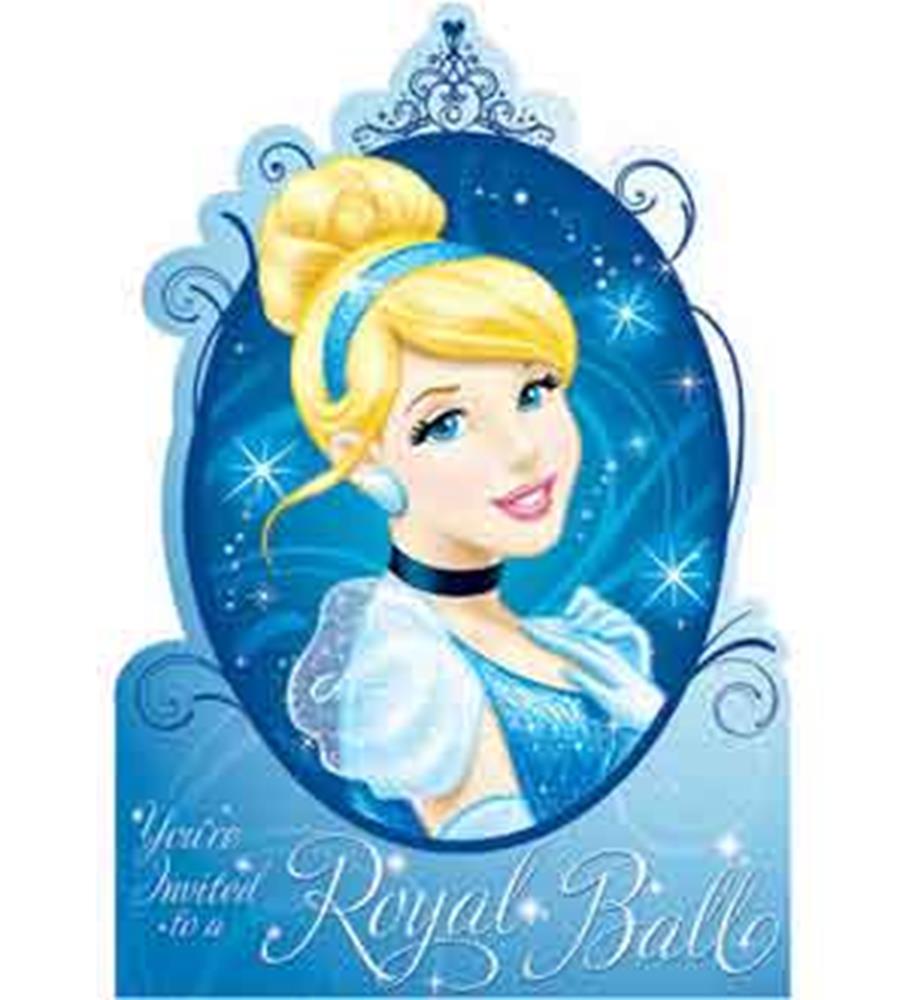 Cinderella Invites 8ct