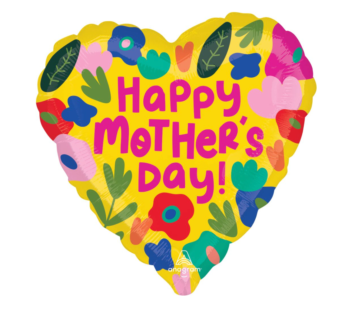 Anagram Happy Mothers Day Hothouse Petals 17 inch Foil Balloon 1ct
