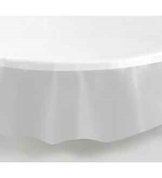 Mantel transparente redondo de 84 pulgadas