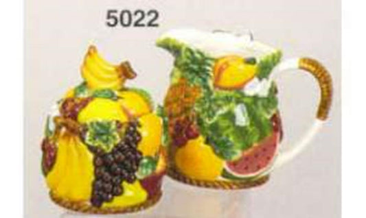 Fruit Paradise Sugar and Creamer Set