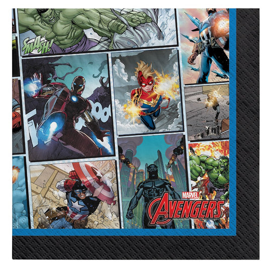 Marvel Powers Unite Beverage Napkin 16ct