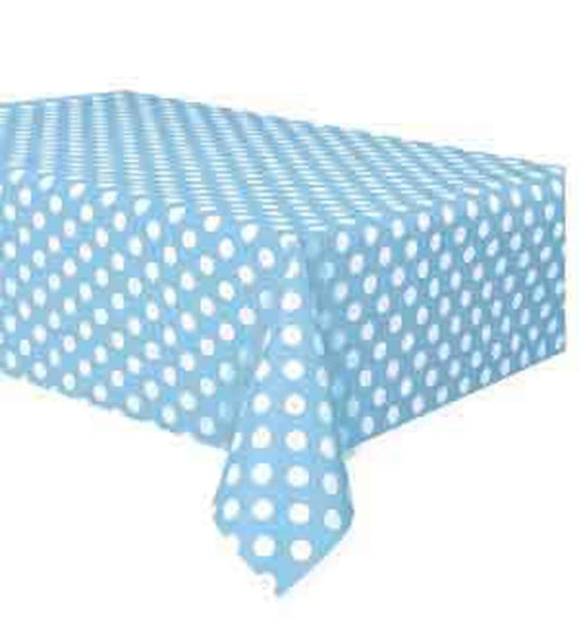 Mantel Dot Azul Polvo 54x108
