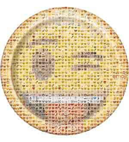 Emoji Plate (L) 8ct