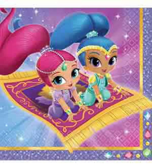 Shimmer and Shine Napkin (L) 16ct