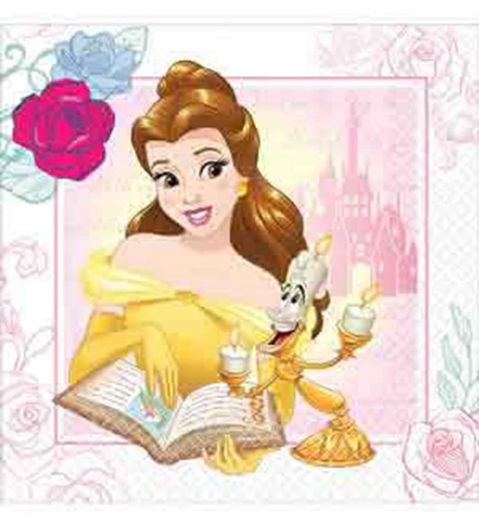 Beauty and The Beast Napkin (L) 16ct