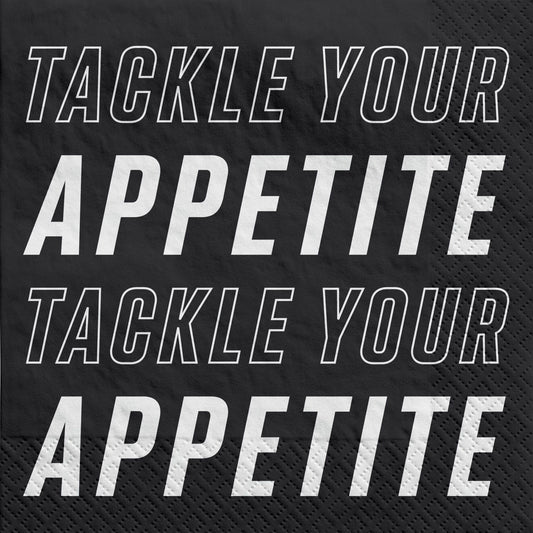 Servilletas de papel con motivos de fútbol, 100 unidades