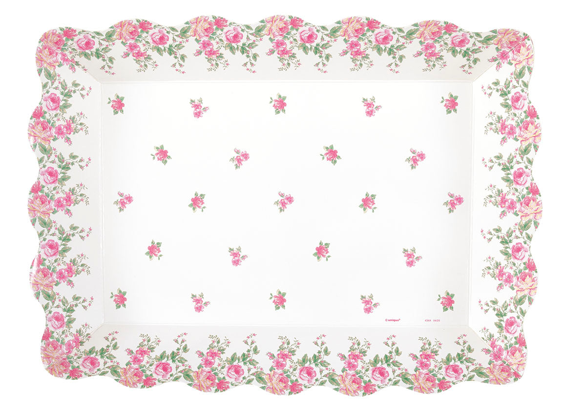 Garden Scalloped Edge Serving Tray