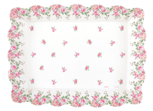 Garden Scalloped Edge Serving Tray