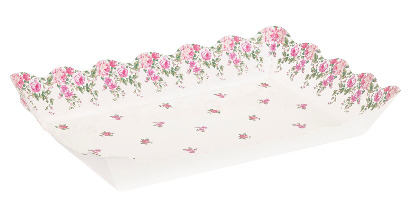 Garden Scalloped Edge Serving Tray