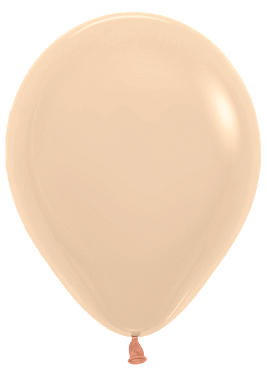 5 inch Sempertex Pastel Matte Malibu Peach Latex Balloons 100ct