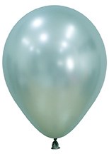 5 inch Sempertex Silk Cool Mint Latex Balloons 100ct