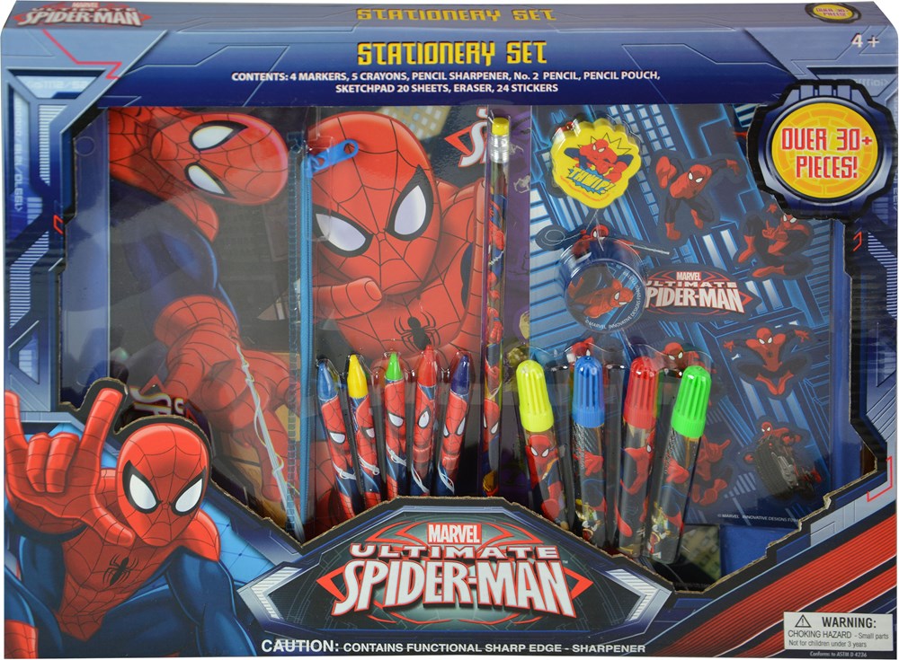 Spiderman Stationery 30pc 14.7x11.5x1.25