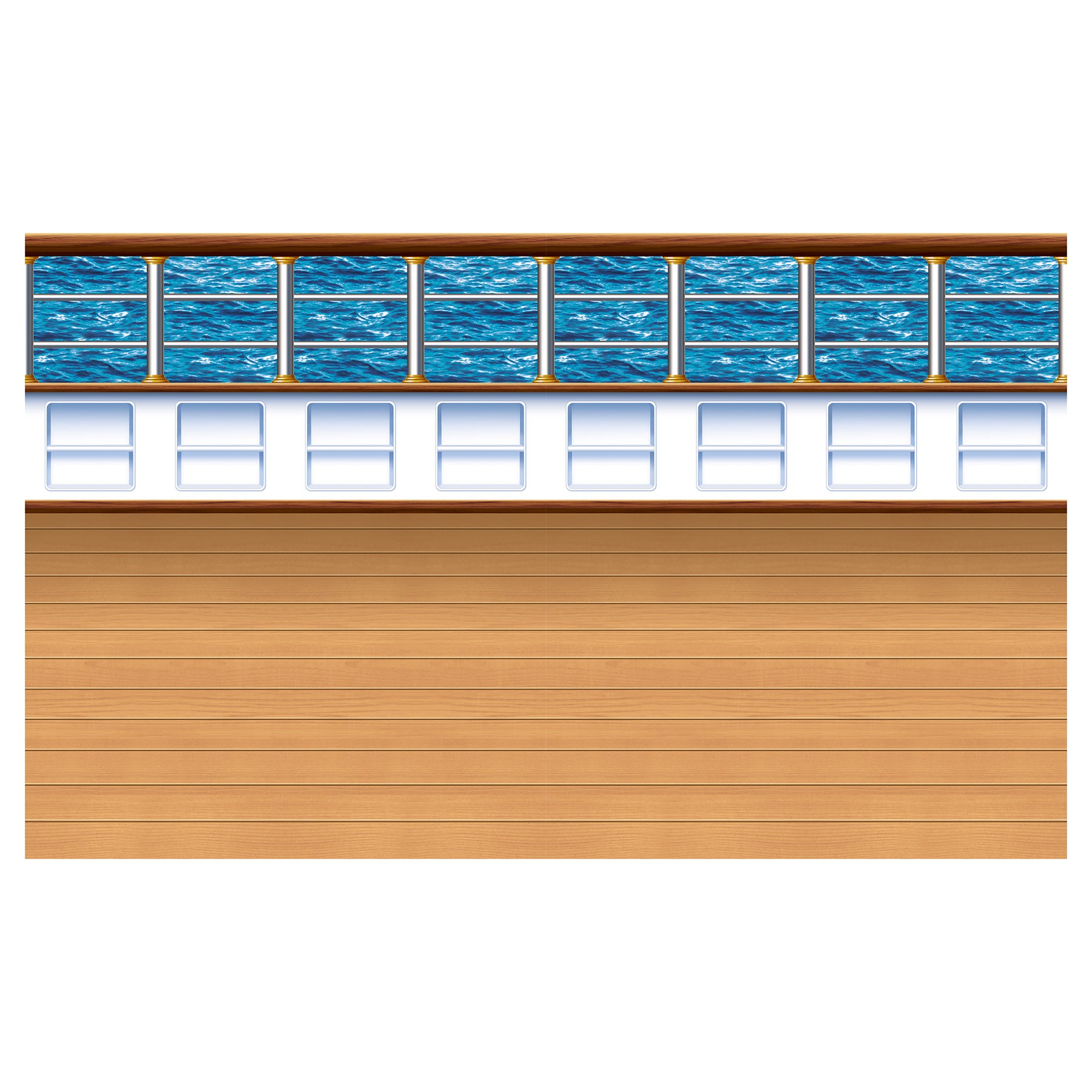 Crise Ship Deck Back Drop 4x30