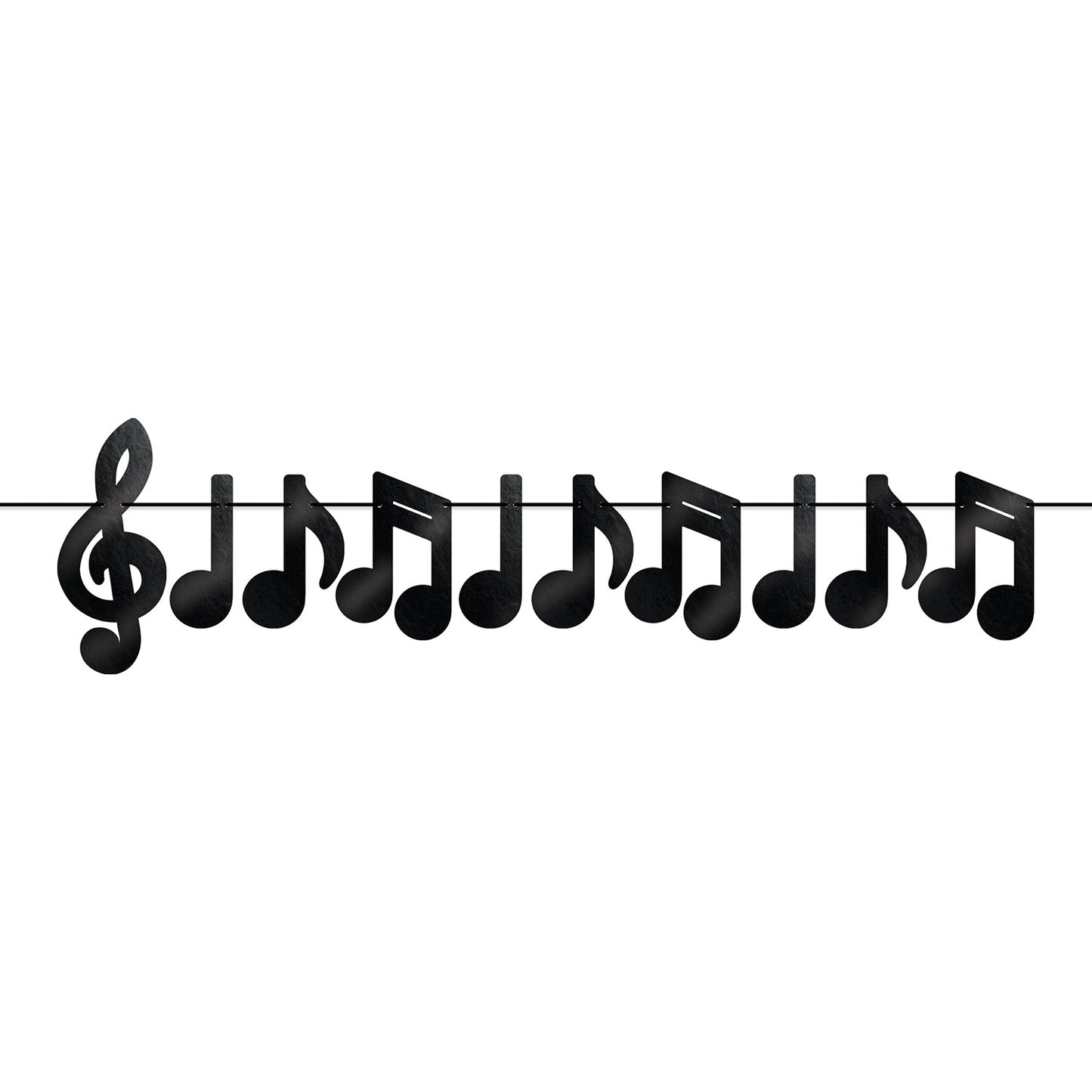 Music Foil Musical Notes Streamer