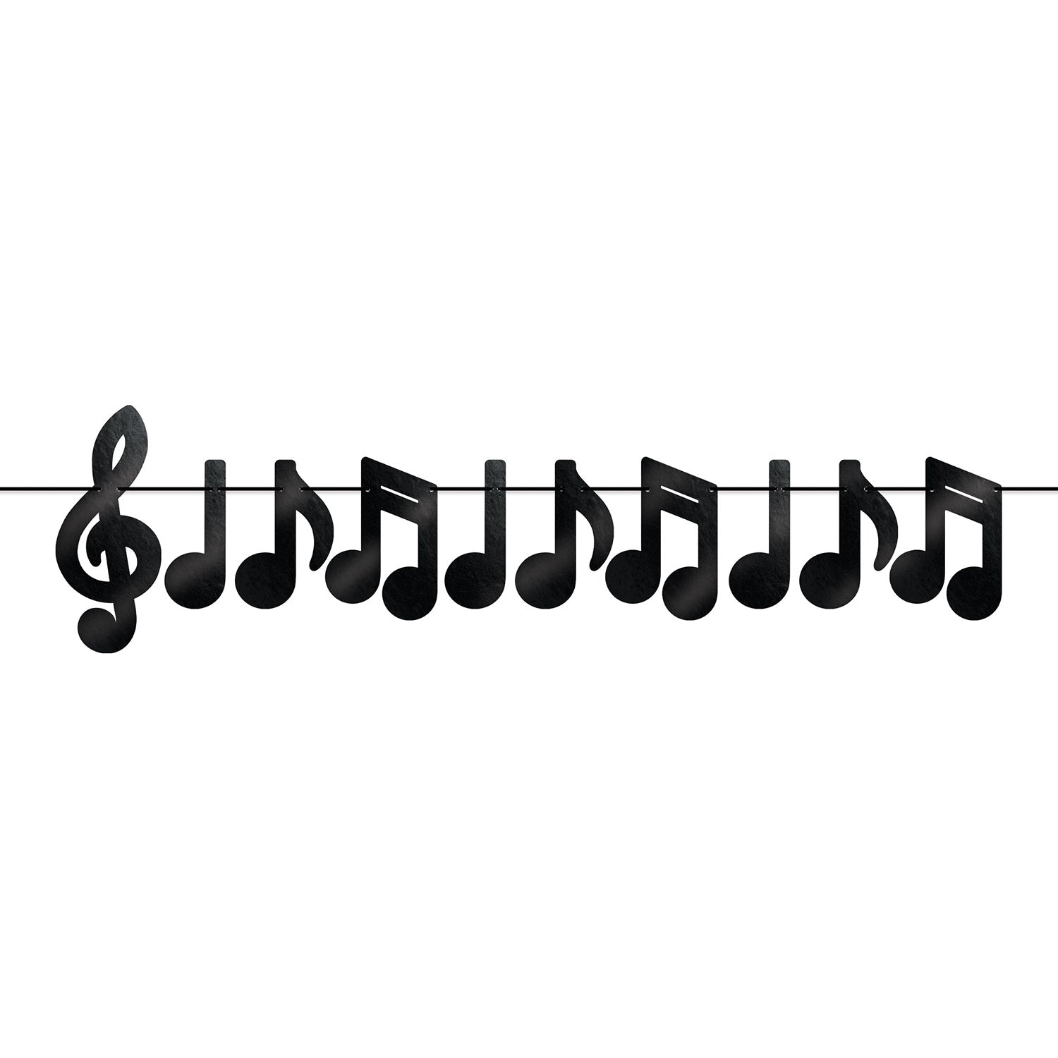 Music Foil Musical Notes Streamer