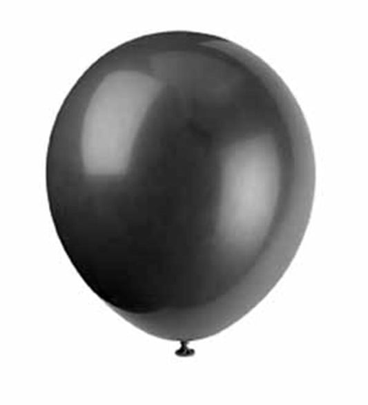 Balloon 5in - Black Jet 72ct