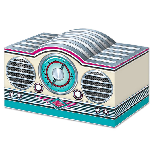 50s Rock and Roll 3D Rock and Roll Radio Centerpiece