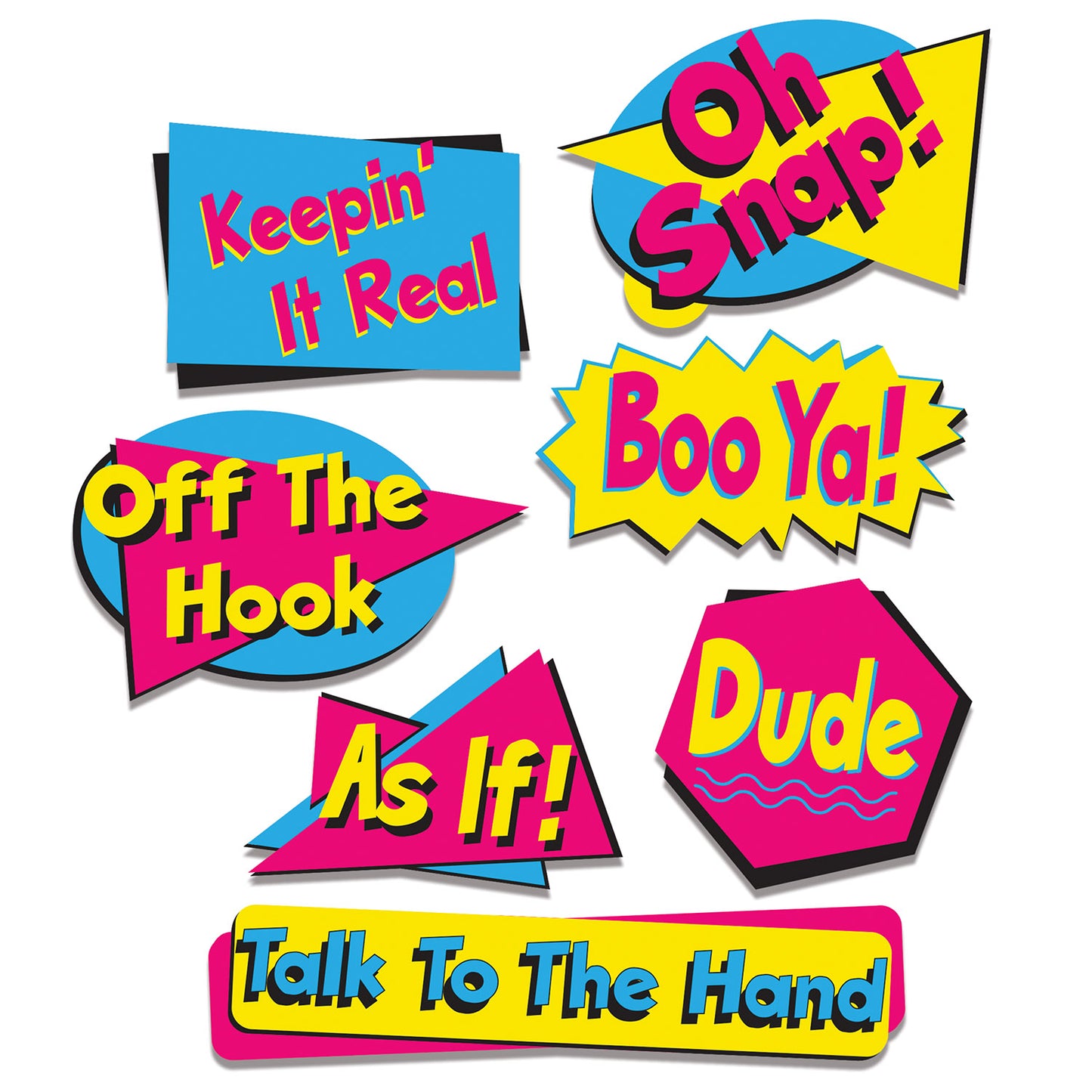 90s Phrase Cutout