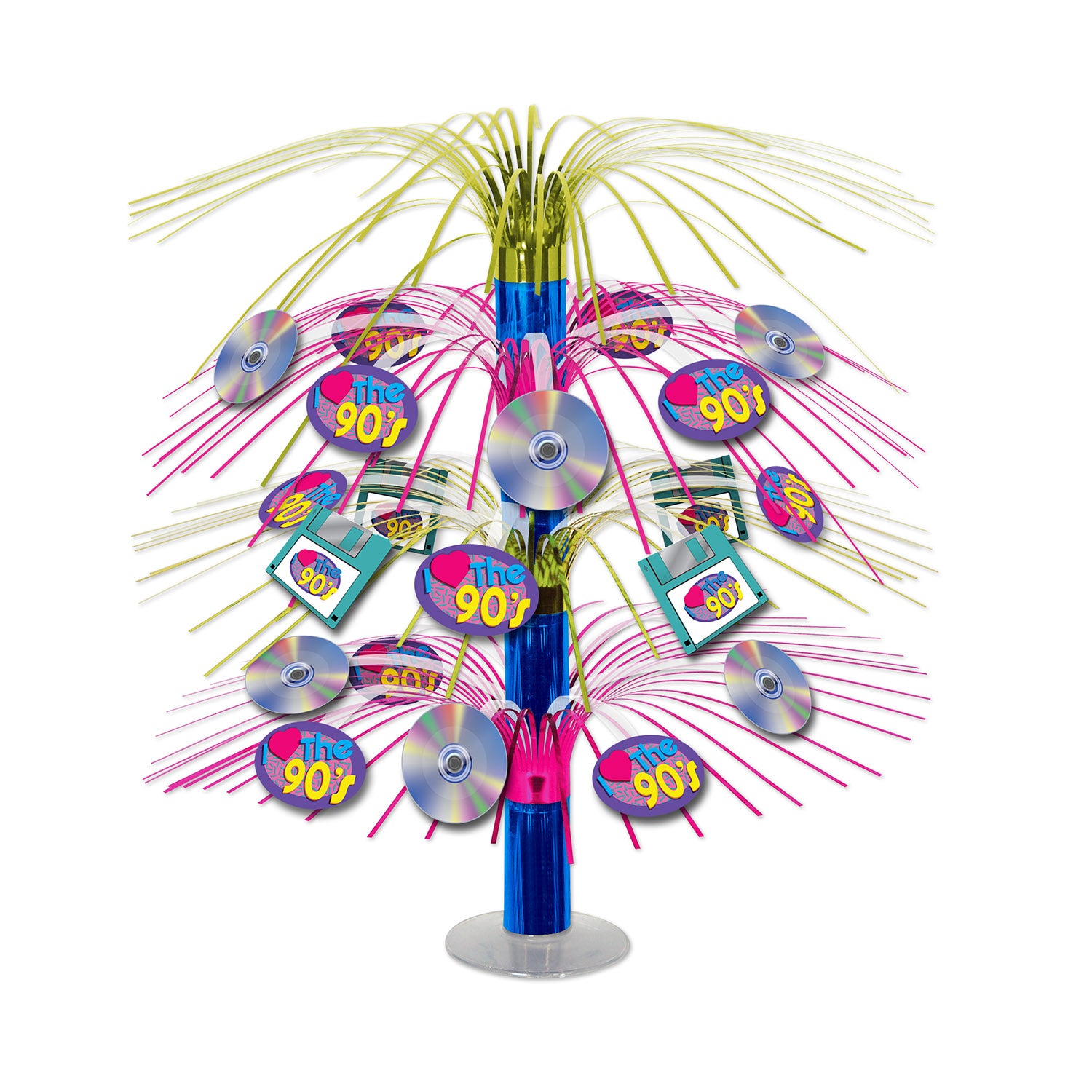 90s I Love The 90s Cascade Centerpiece