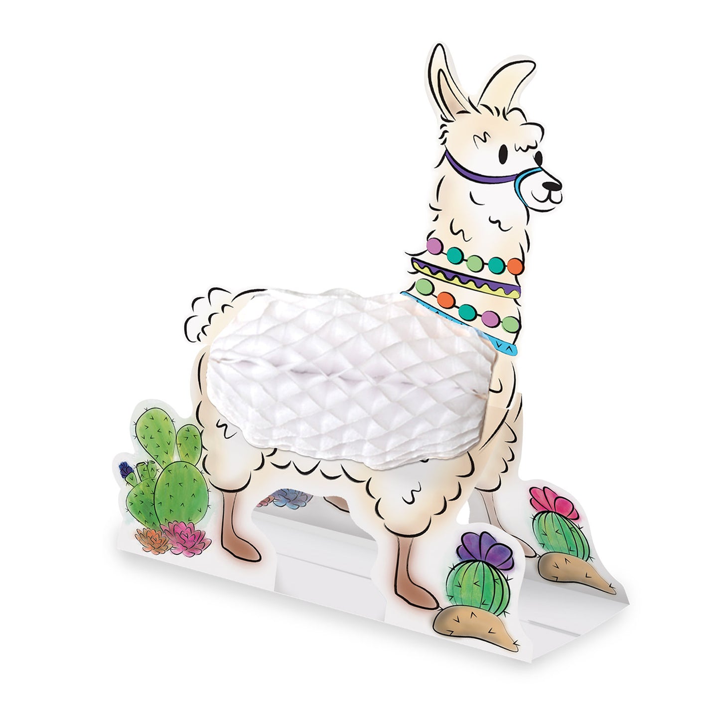 Cactus and Llama Llama Centerpiece
