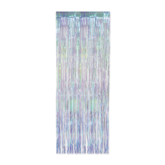 Iridescent Fringe Curtain