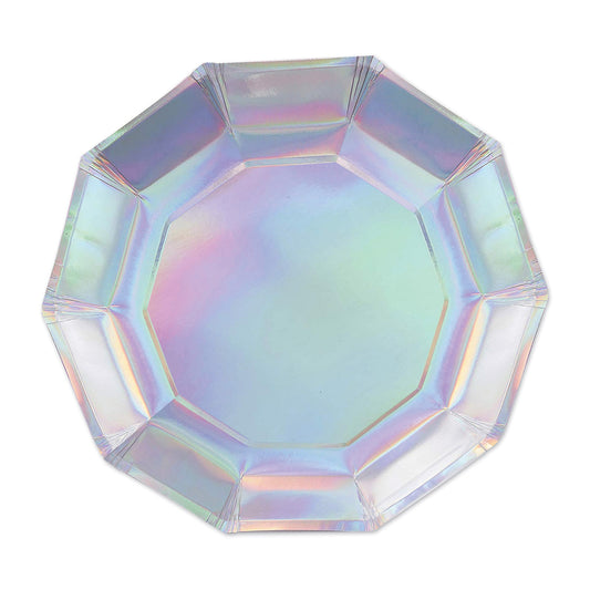 Iridescent Decagon Plate