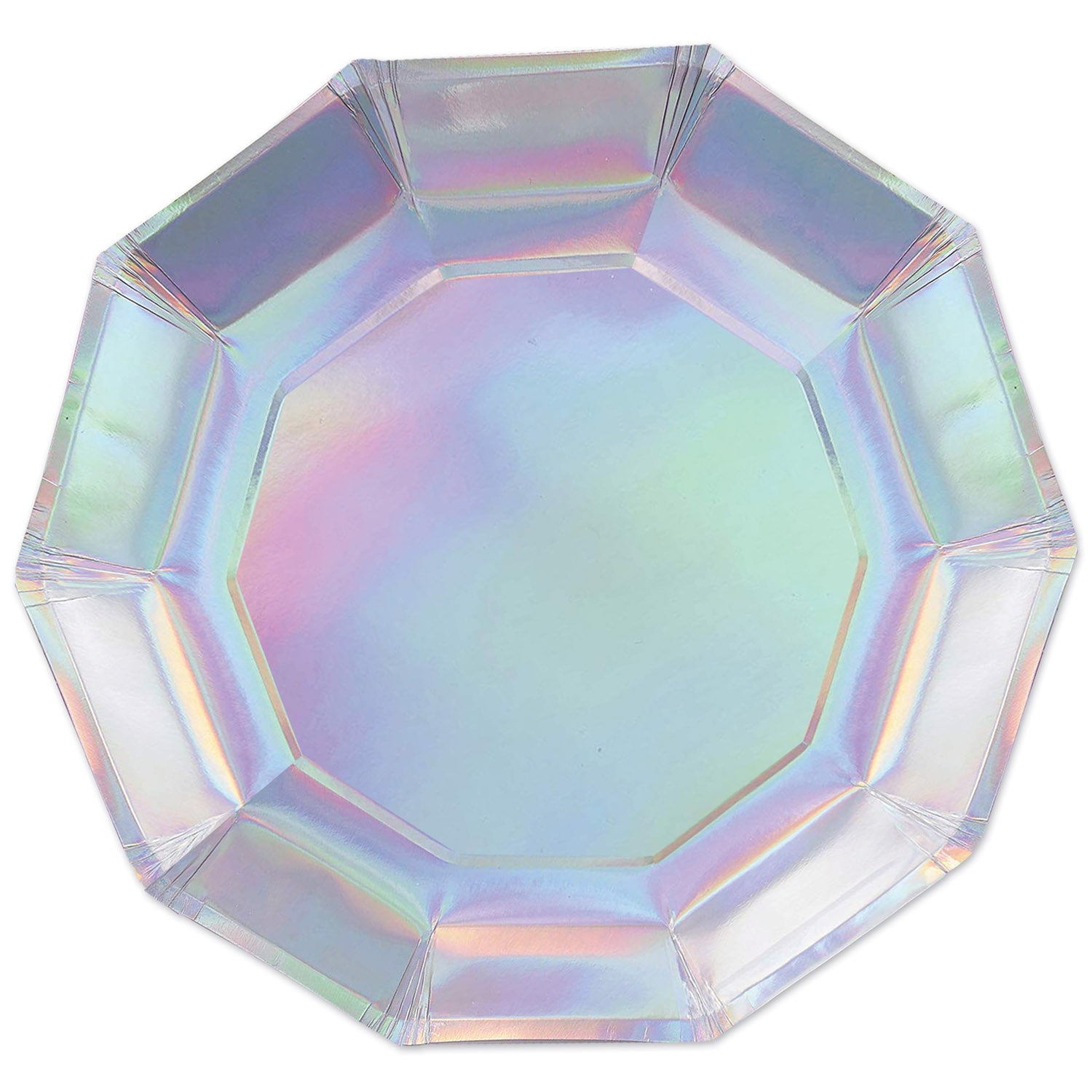 Iridescent Decagon Plate