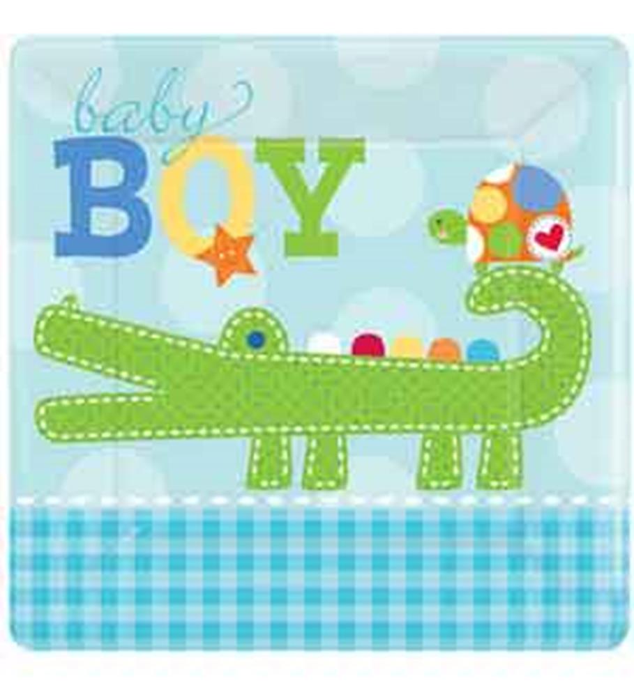 Ahoy Baby Plate (S) 8ct