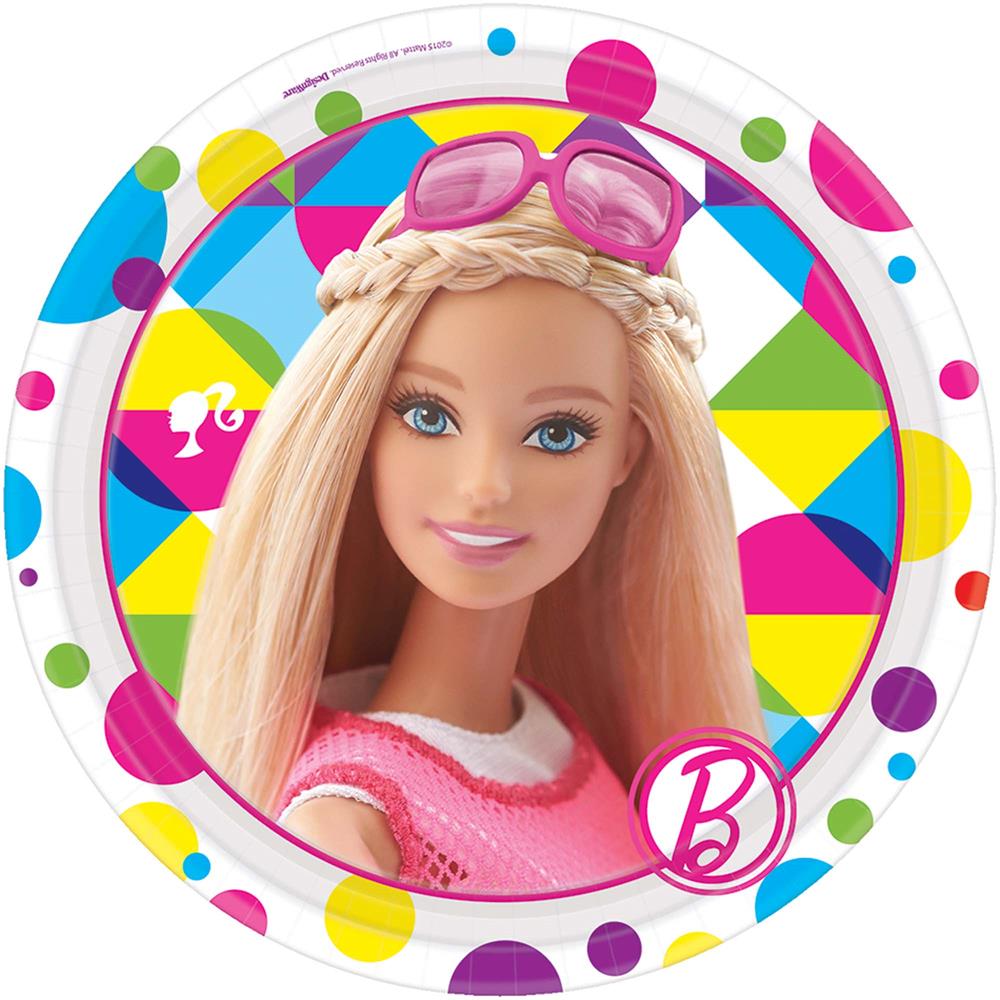 Plato brillante Barbie (S) 8ct