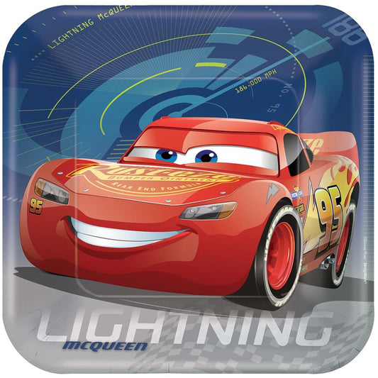 Disney Cars 3 Plato (L) 8ct