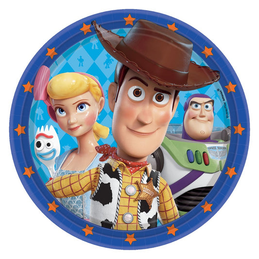 Disney/Pixar Toy Story 4 Round Plates 9 inch 8ct