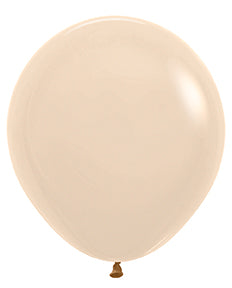 18 Inch Sempertex Pastel Matte Nude Latex Balloons 6ct