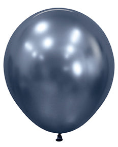 18 inch Sempertex Reflex Galaxy Blue Latex Balloons 6ct